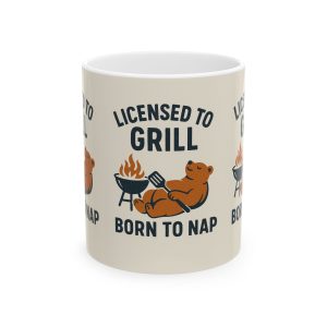 Licensed To Grill Born To Nap Mug