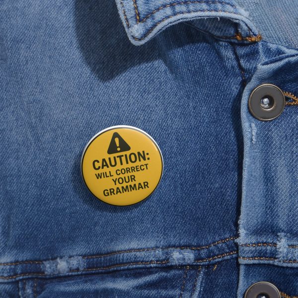 Caution Will Correct Your Grammar Button - Image 2