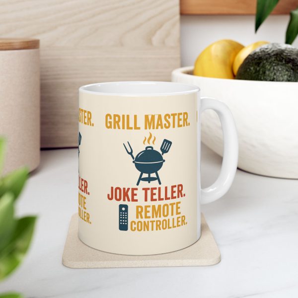 Grill Master Joke Teller Remote Controller Mug - Image 3