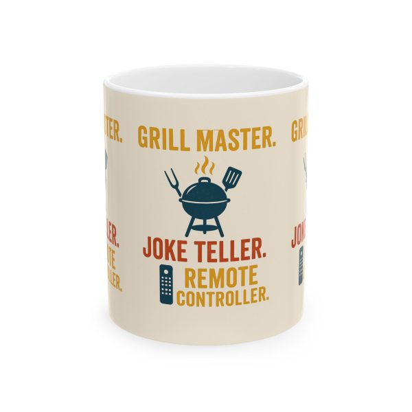 Grill Master Joke Teller Remote Controller Mug