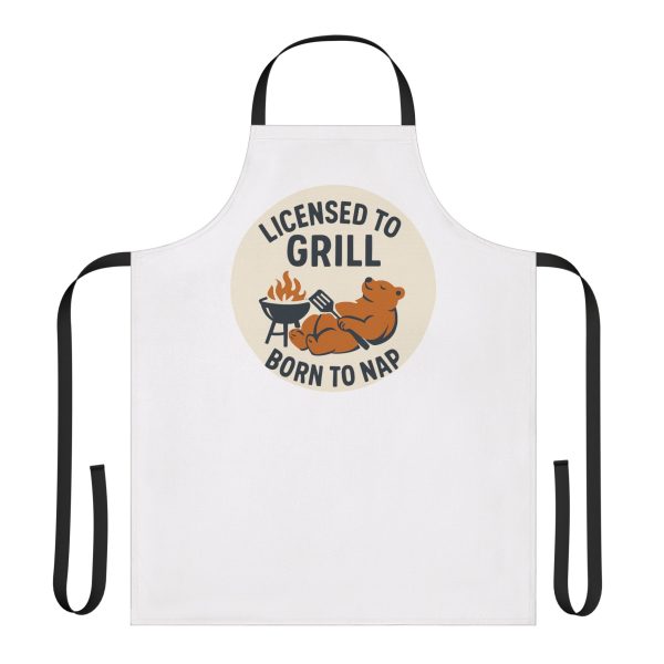 Licensed To Grill Born To Nap Apron - Image 5