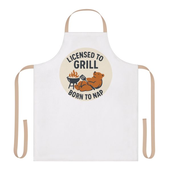 Licensed To Grill Born To Nap Apron - Image 3