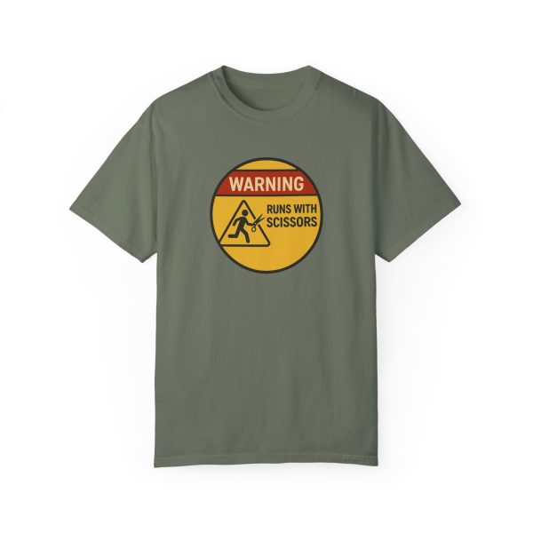 Warning: Runs With Scissors T-Shirt - Image 9