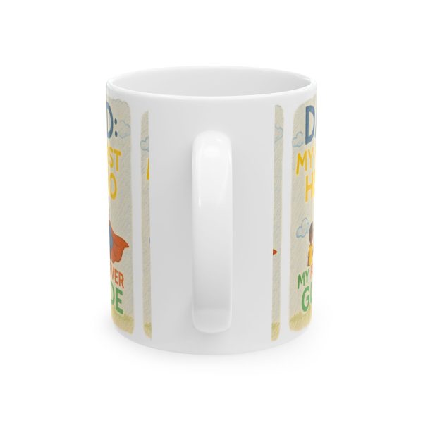 Dad: My First Hero - Dark Skin - Mug - Image 2