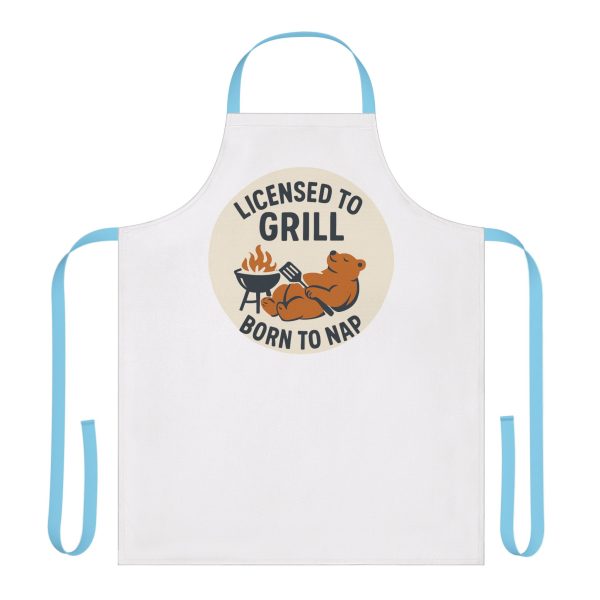 Licensed To Grill Born To Nap Apron - Image 4