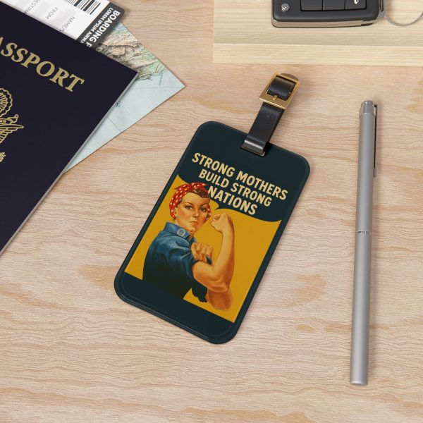Strong Mothers Build Strong Nations Luggage Tag - Image 4