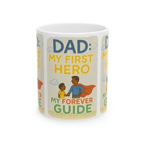 Dad: My First Hero - Dark Skin - Mug