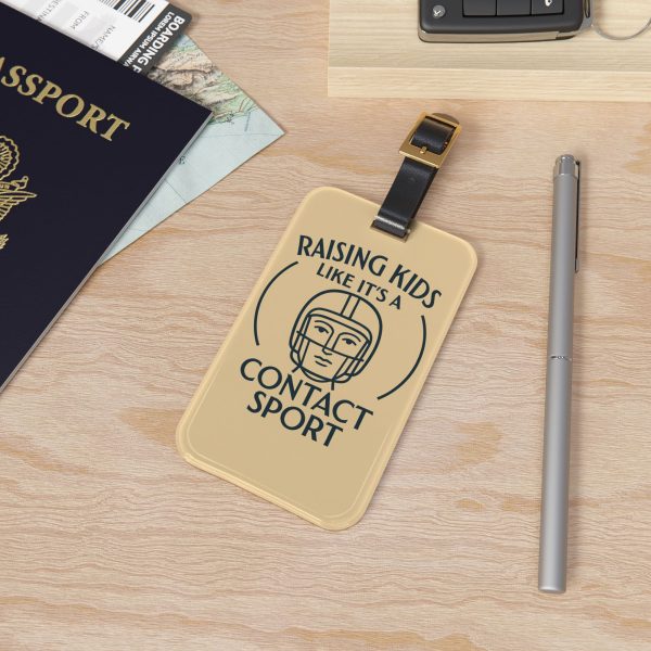Raising Kids Like It's A Contact Sport Luggage Tag - Image 4