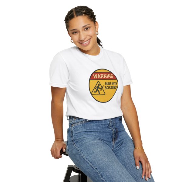 Warning: Runs With Scissors T-Shirt - Image 4