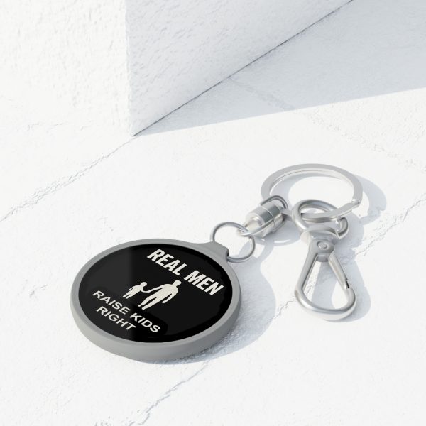 Real Men Raise Kids Right Keyring Tag - Image 3