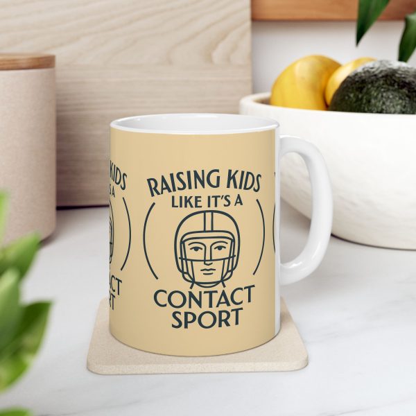Raising Kids Like It's A Contact Sport Mug - Image 3
