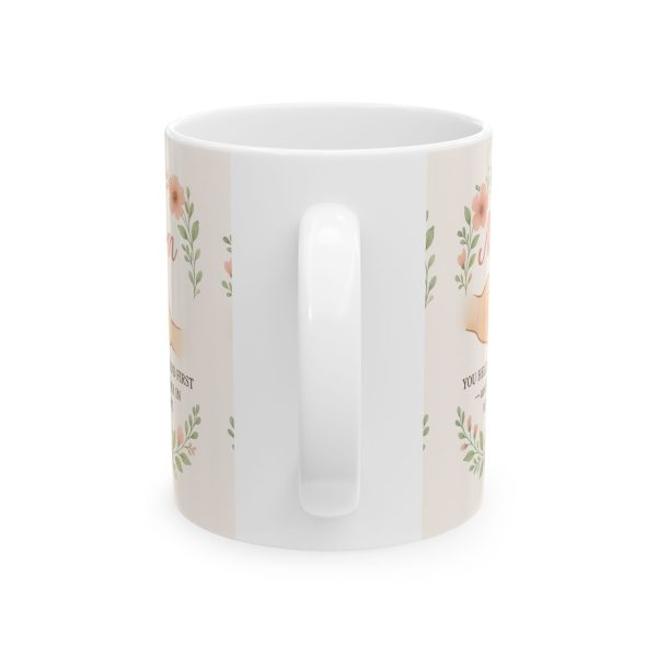 Mom - You Held My Hand First Forever In My Heart Mug - Image 2