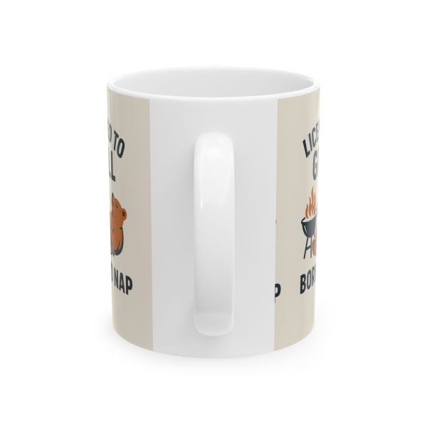 Licensed To Grill Born To Nap Mug - Image 2