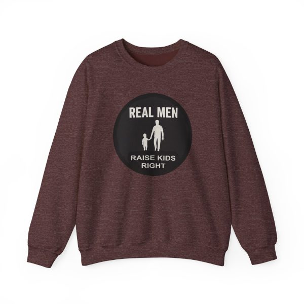 Real Men Raise Kids Right Sweatshirt - Image 5