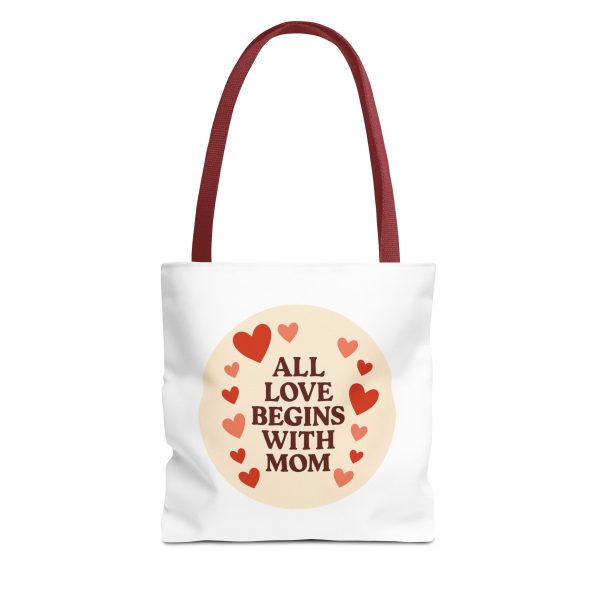 All Love Begins With Mom Tote Bag - Image 2