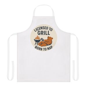 Licensed To Grill Born To Nap Apron