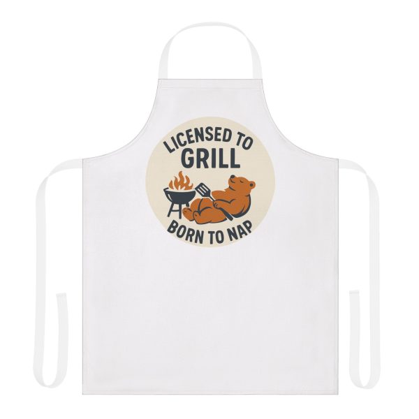 Licensed To Grill Born To Nap Apron