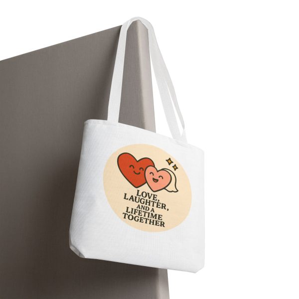 Love Laughter Lifetime Tote Bag - Image 5