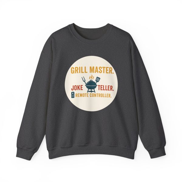 Grill Master Joke Teller Remote Controller Sweatshirt - Image 10