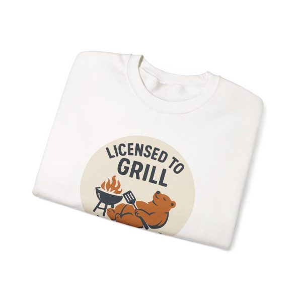Licensed To Grill Born To Nap Sweatshirt - Image 2