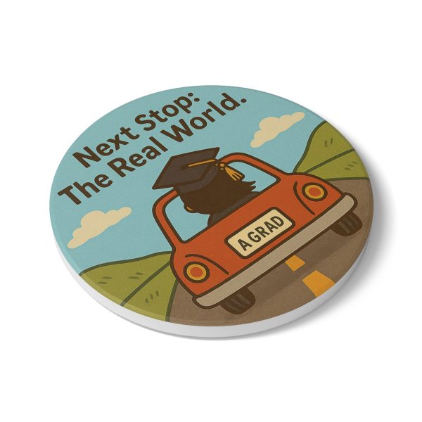 Next Stop Real World Graduation Coaster - Image 3