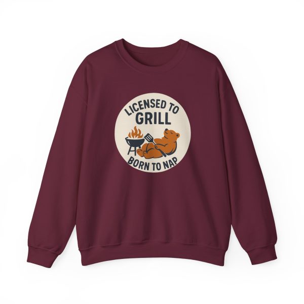 Licensed To Grill Born To Nap Sweatshirt - Image 8