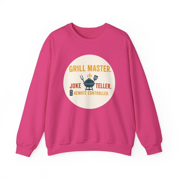 Grill Master Joke Teller Remote Controller Sweatshirt - Image 13