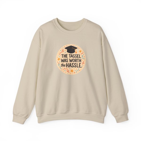 The Tassle Was Worth The Hassle Graduation Sweatshirt - Image 6