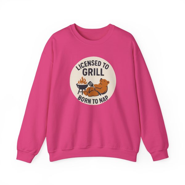Licensed To Grill Born To Nap Sweatshirt - Image 13