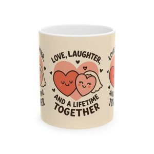 Mug Love Laughter Lifetime Ceramic Mug