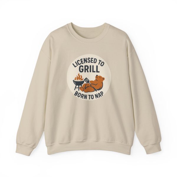 Licensed To Grill Born To Nap Sweatshirt - Image 6