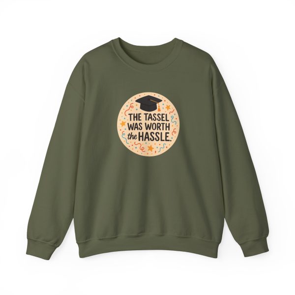 The Tassle Was Worth The Hassle Graduation Sweatshirt - Image 9
