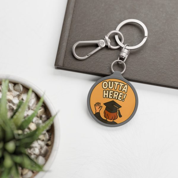 Outta Here Graduation  Keyring Tag - Image 4