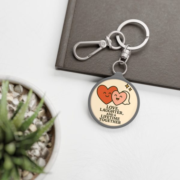 Love Laughter Lifetime Keychain Tag - Image 4