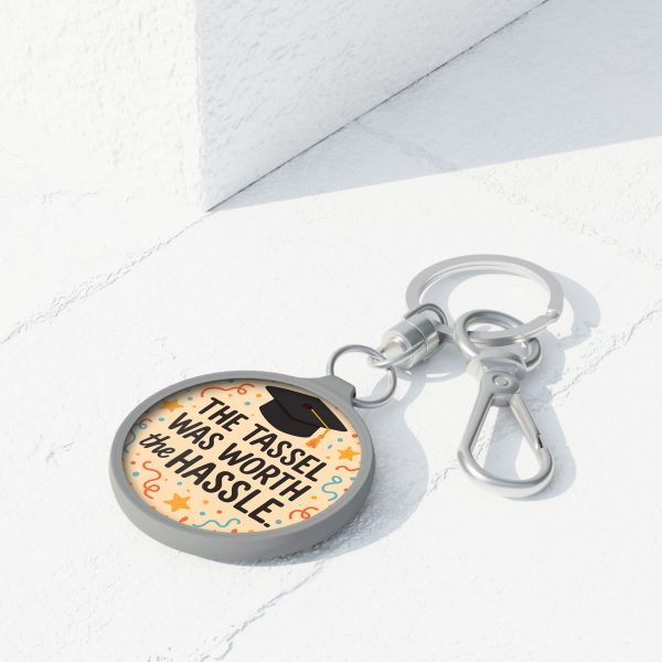 The Tassle Was Worth The Hassle Graduation Keyring Tag - Image 3