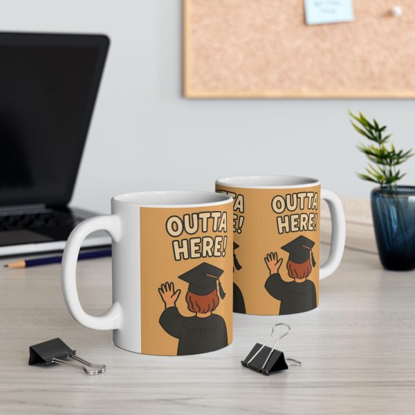 Outta Here Graduation Mug - Image 3