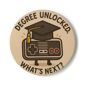 Degree Unlocked Graduation Coaster