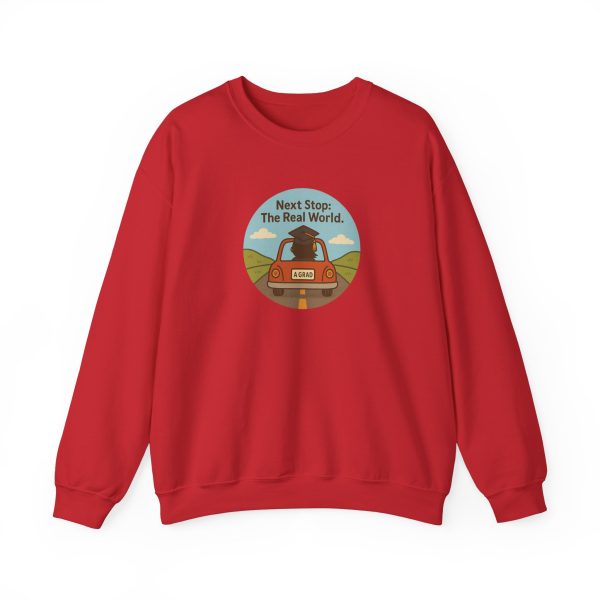 Next Stop Real World Graduation Sweatshirt - Image 14