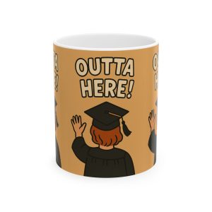Outta Here Graduation Mug