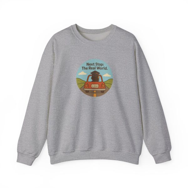 Next Stop Real World Graduation Sweatshirt - Image 7