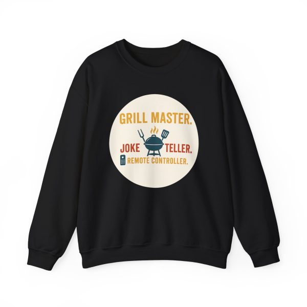 Grill Master Joke Teller Remote Controller Sweatshirt - Image 5