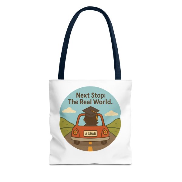 Next Stop Real World Graduation Tote Bag - Image 8