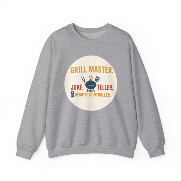 Grill Master Joke Teller Remote Controller Sweatshirt - Image 7