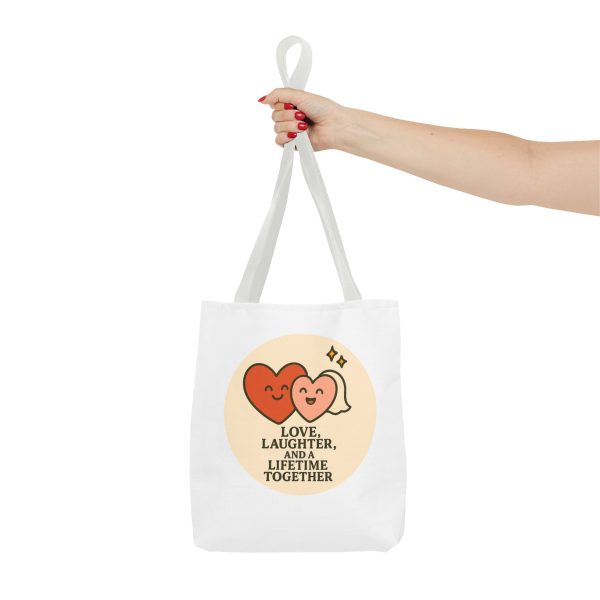 Love Laughter Lifetime Tote Bag - Image 4