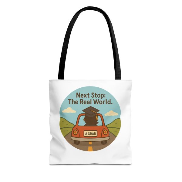 Next Stop Real World Graduation Tote Bag