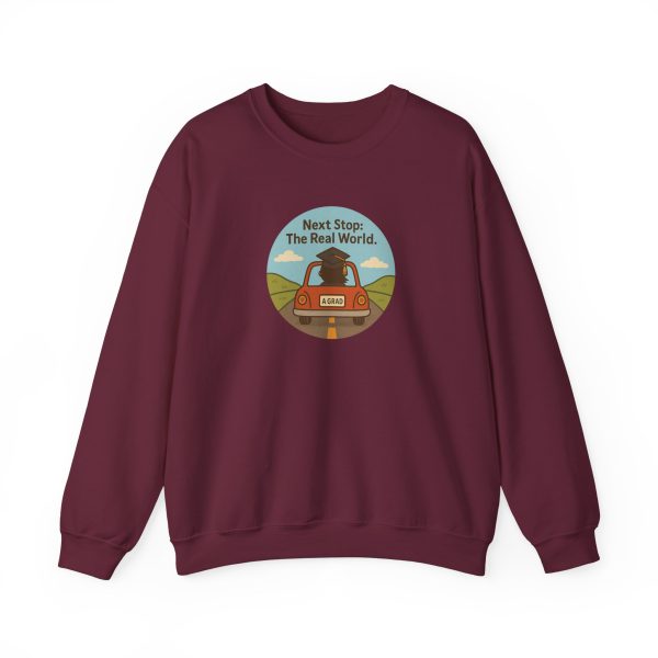 Next Stop Real World Graduation Sweatshirt - Image 8