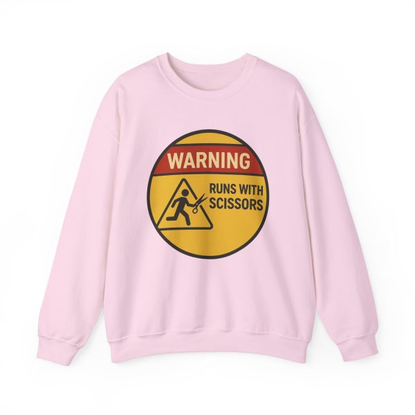 Warning Runs With Scissors Sweatshirt - Image 13