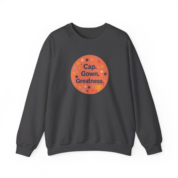 Cap, Gown, Greatness Graduation Sweatshirt - Image 10