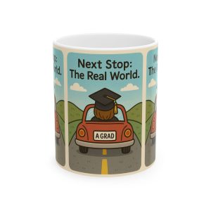Next Stop Real World Graduation Mug