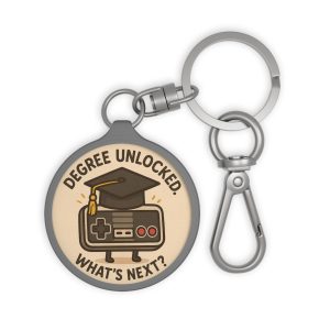 Degree Unlocked Graduation Keyring Tag